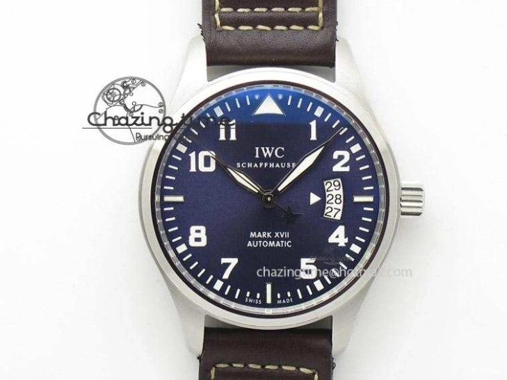 MIROTIME 0101 Portugieser Chrono  42 IW390406 RG ZF 1:1 Best Edition Blue Dial on Brown Leather Strap A Durable 7129
